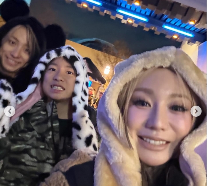 倖田來未と夫と息子